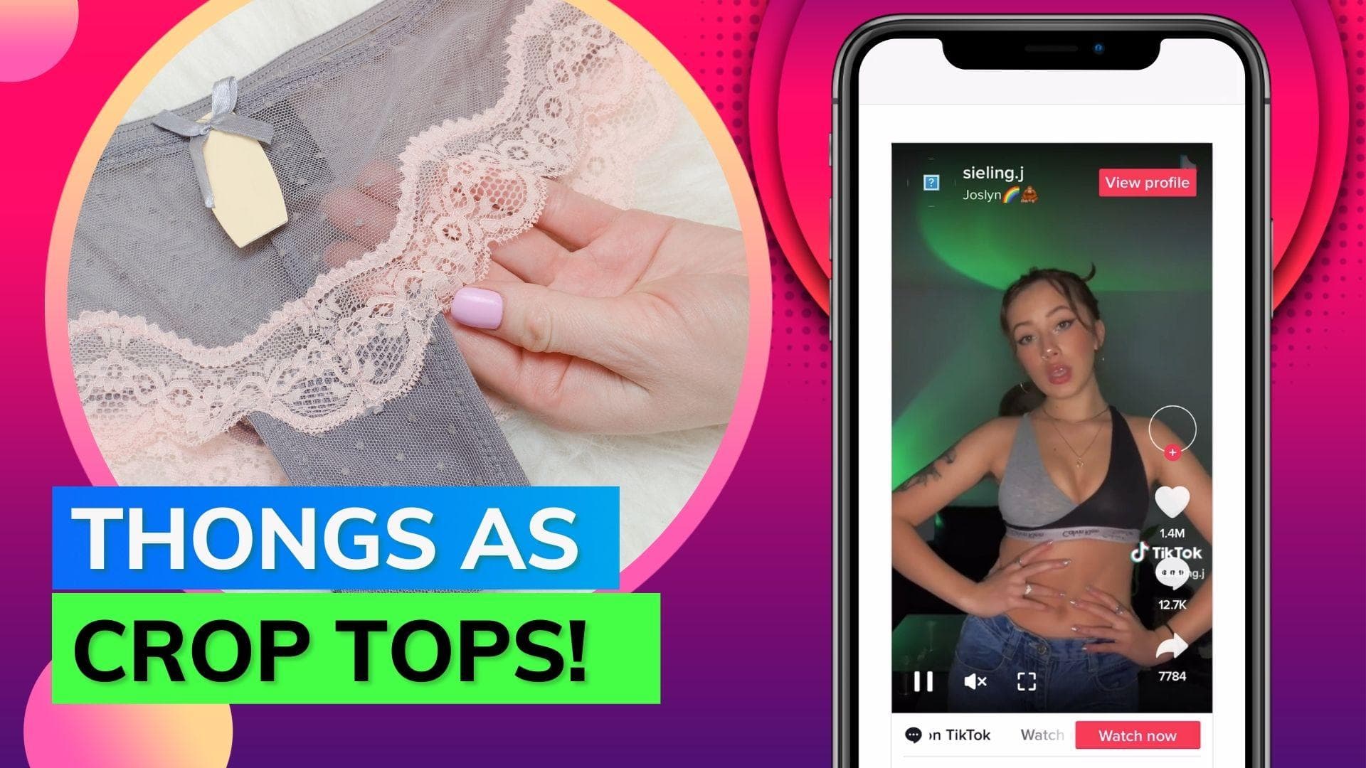 Netizens can't decide whether this thong hack is gross or genius. Can you?