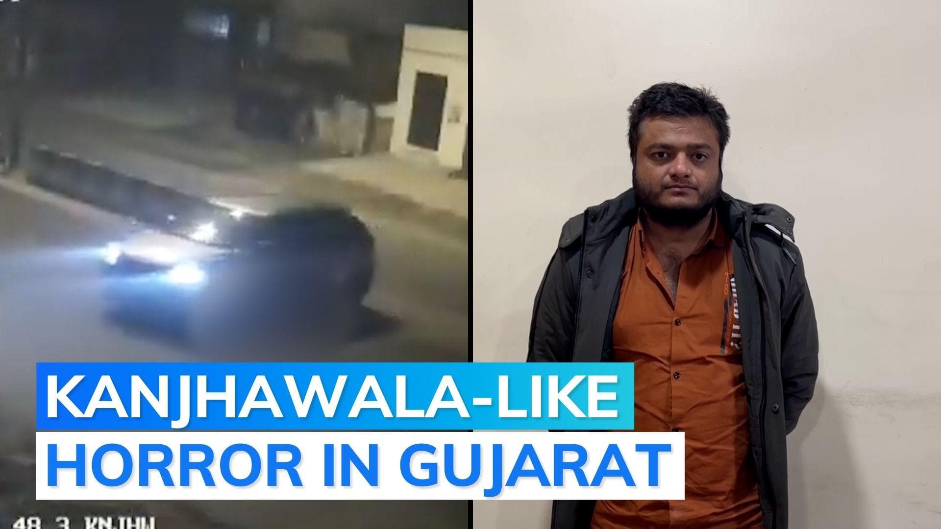 Shocking: man killed after car hits his bike, drags him for 12-km in Gujarat's Surat; arrested