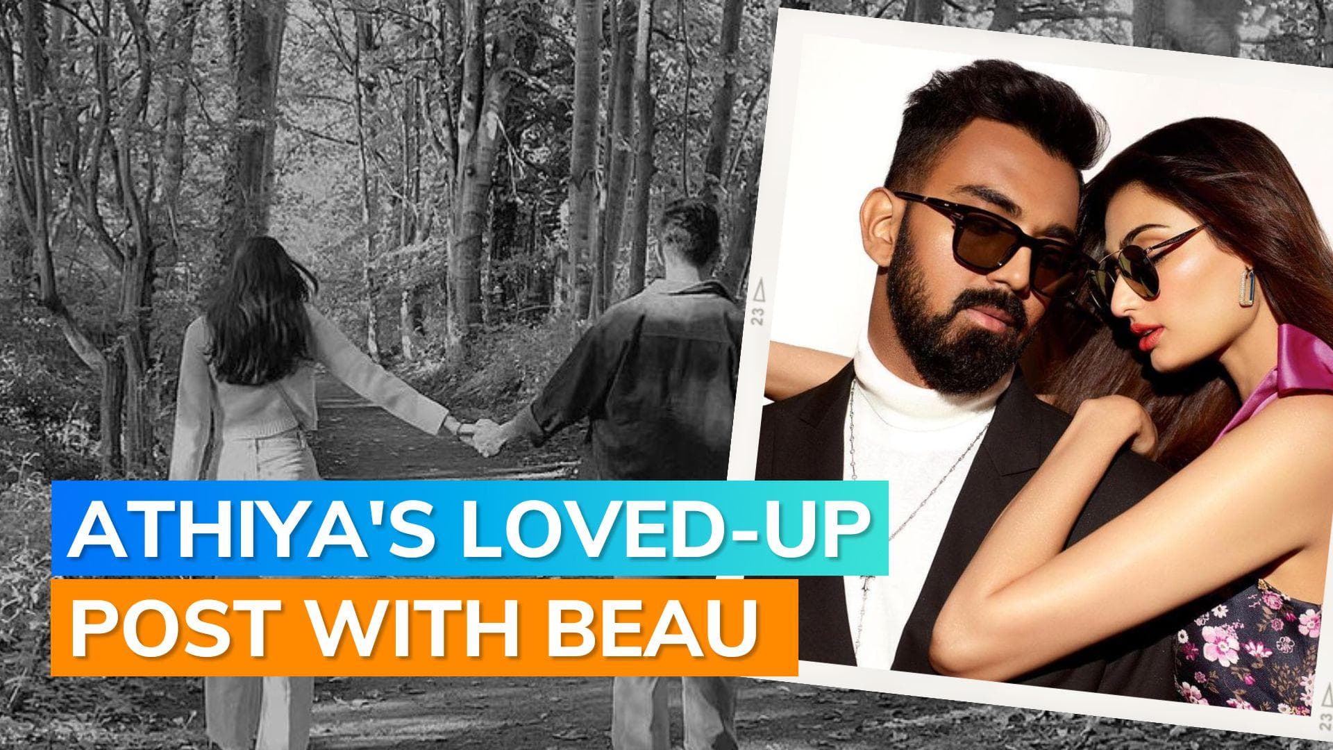 Athiya Shetty frames her love for 'favourite one' KL Rahul, celebrities and fans react