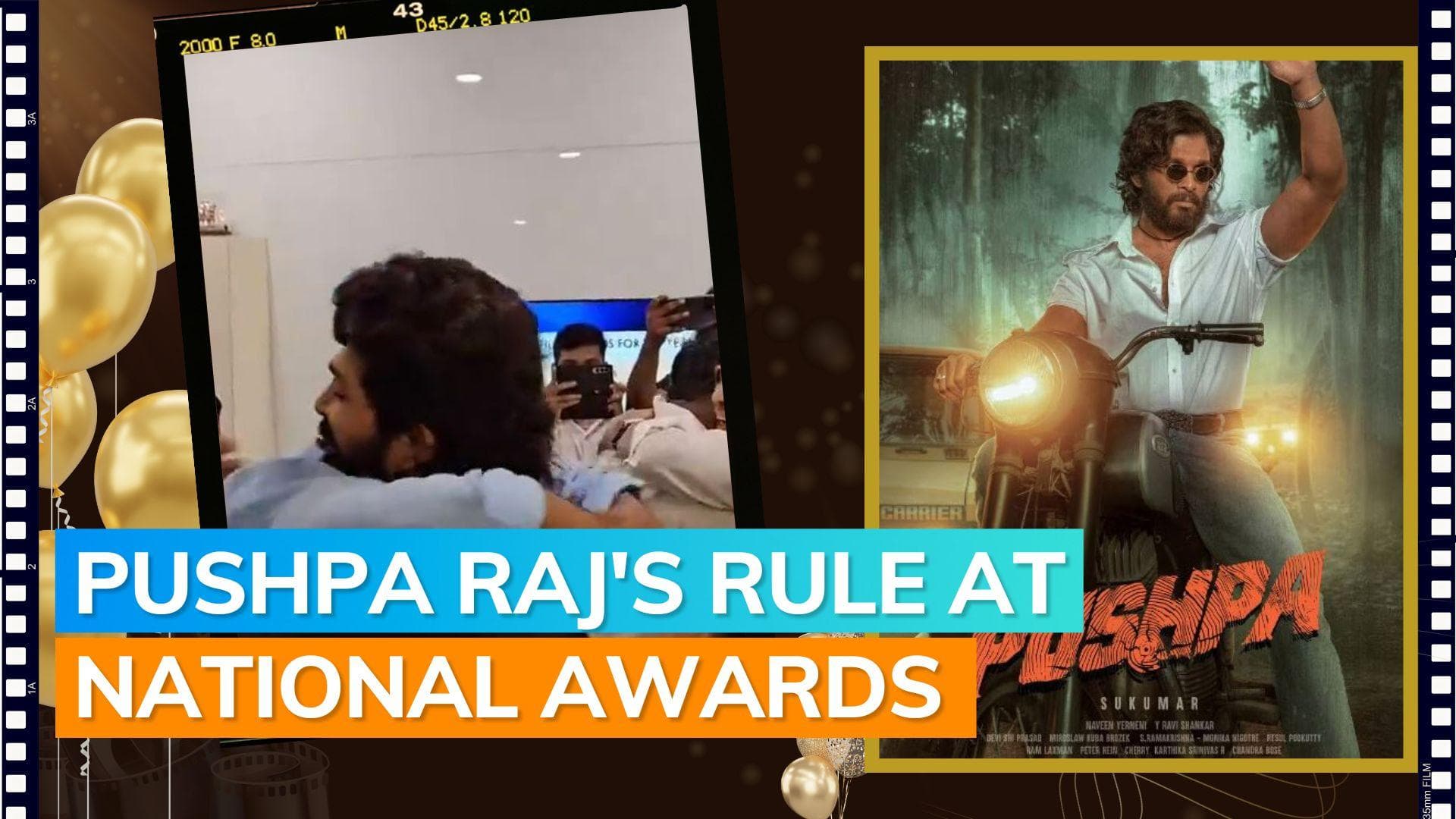 Allu Arjun's 1st reaction after winning National Film Award for Best Actor is unmissable | watch