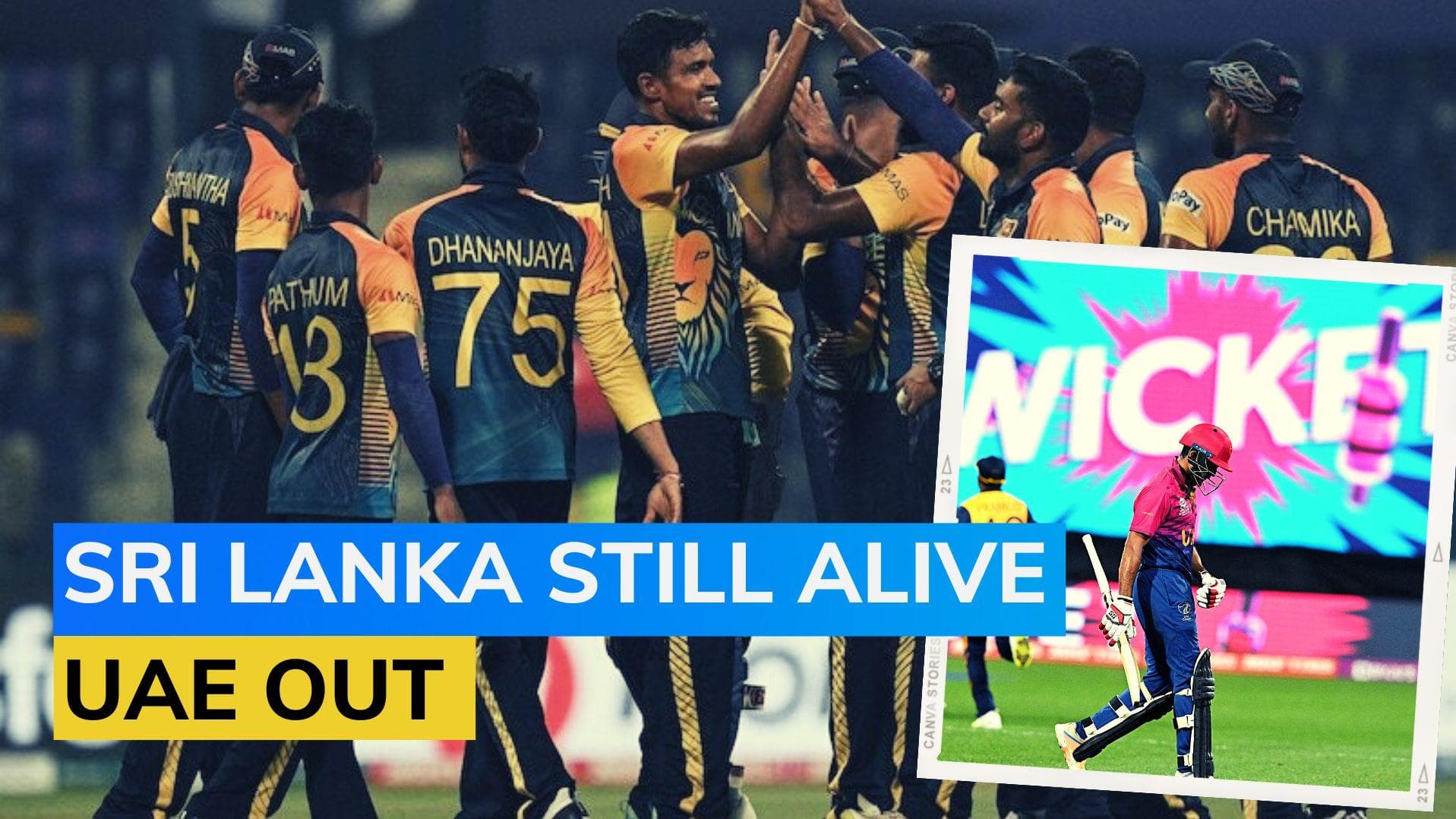 WATCH HIGHLIGHTS! Meiyappan's hat-trick in vain as Sri Lanka roar back to keep campaign alive