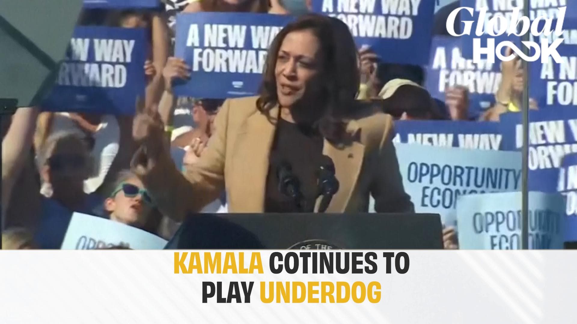 Kamala Harris: don't pay too much attention to opinion polls, this race is tight