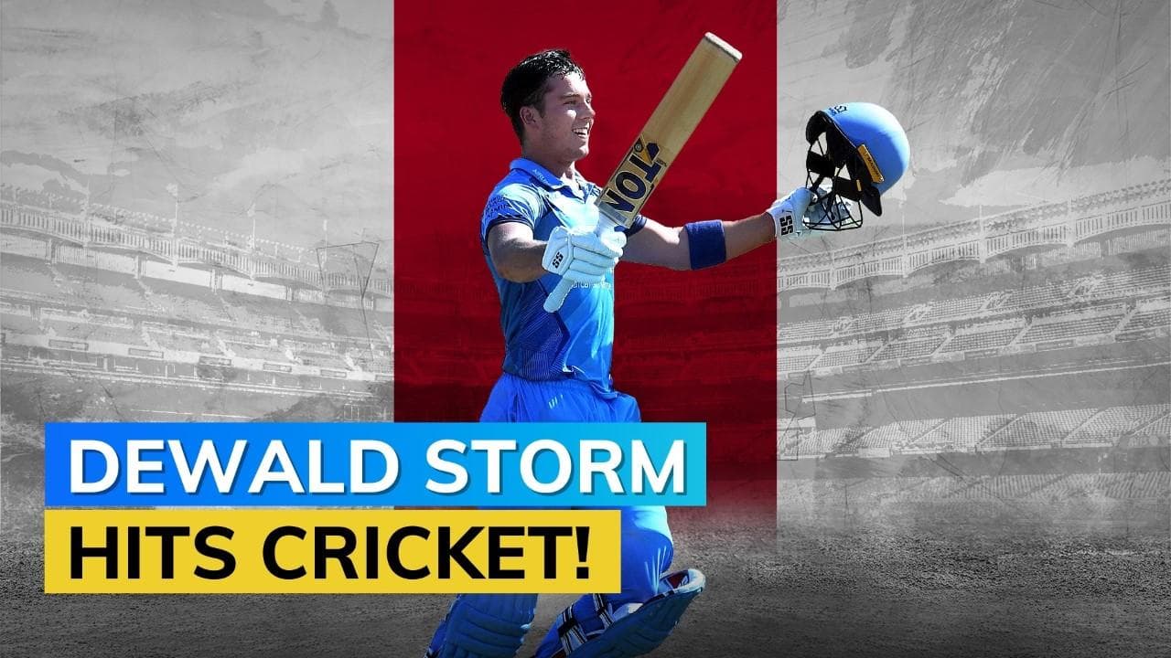 Watch! Dewald Brevis smashes 162 off 57 balls, reminds the world why he's called 'Baby AB'