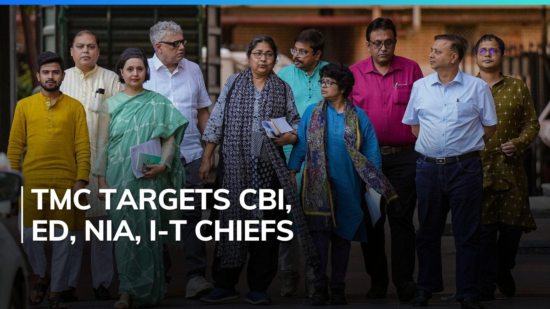 TMC leaders detained over protest against central agencies before EC
