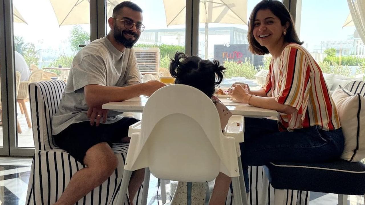 Anushka and Virat's breakfast with Vamika will brush away your Wednesday blues