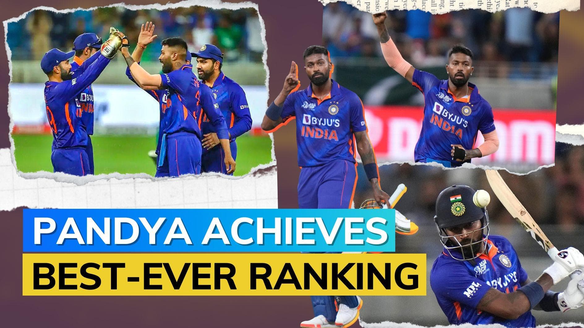 Hardik Pandya attains his best-ever ICC ranking