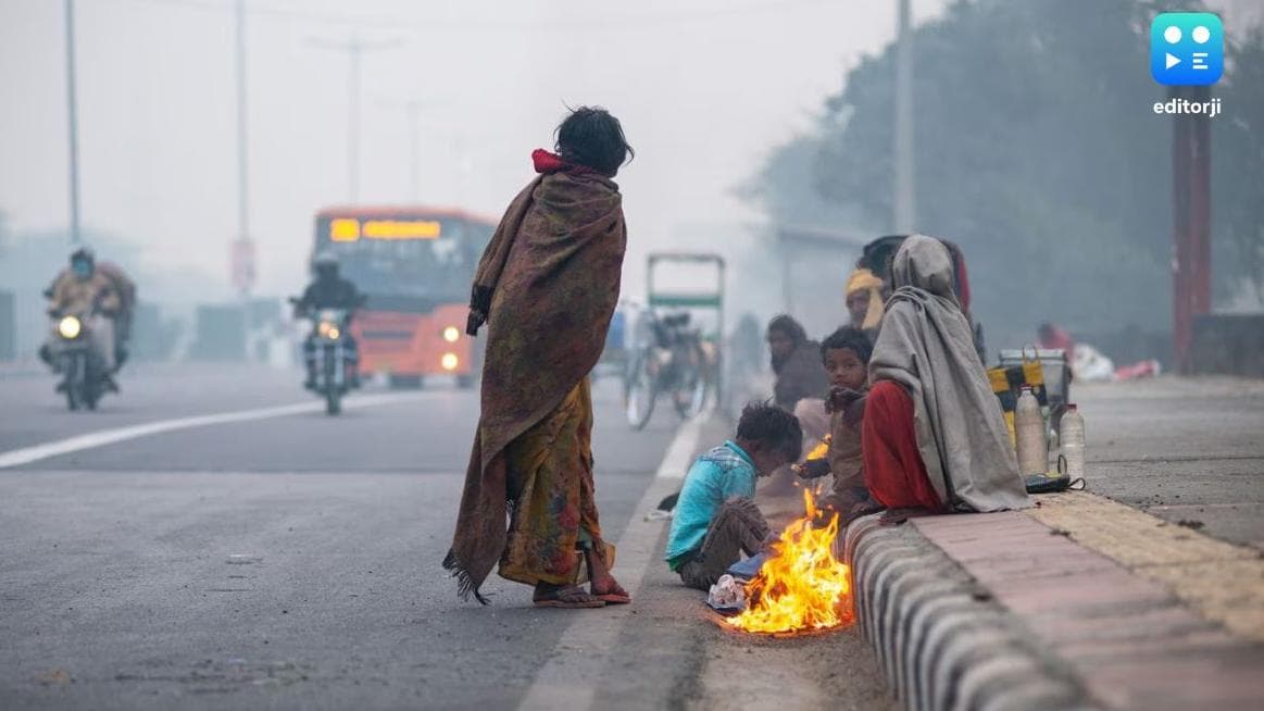 Cold Wave Grips North India, Delhi Freezes at Season's Lowest Temperature