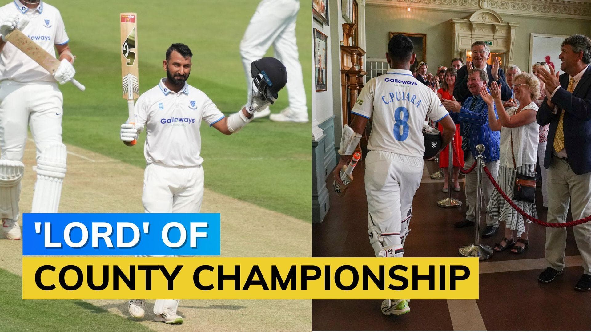 Cheteshwar Pujara hits double hundred at the Lord's for Sussex, achieves a unique record