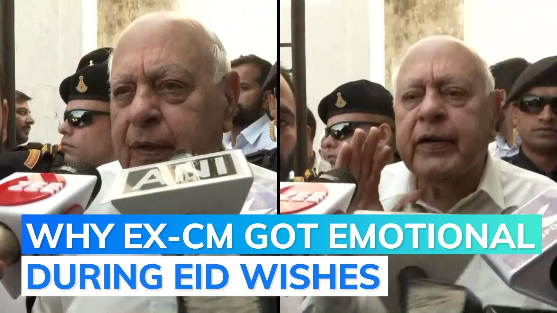 Eid: Farooq Abdullah in tears while recounting Abraham's story