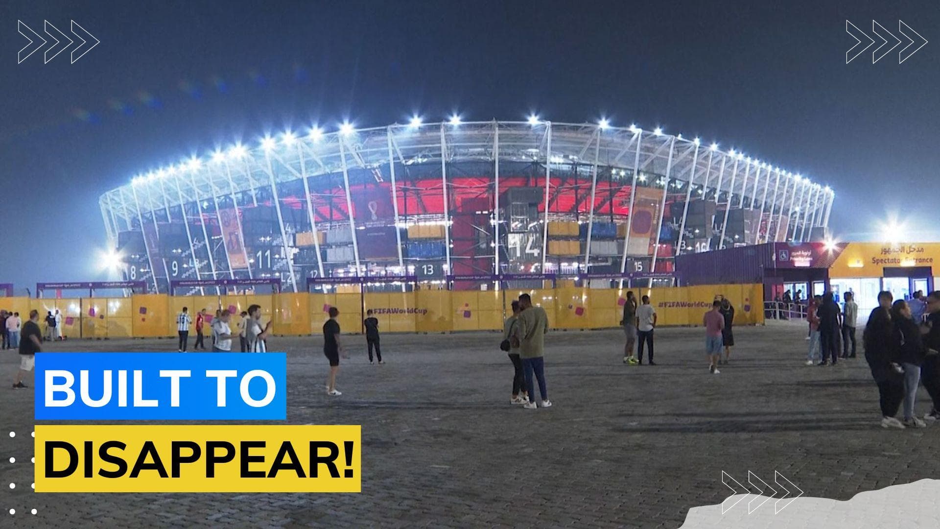 Doha's Stadium 974 to be dismantled after FIFA World Cup 2022