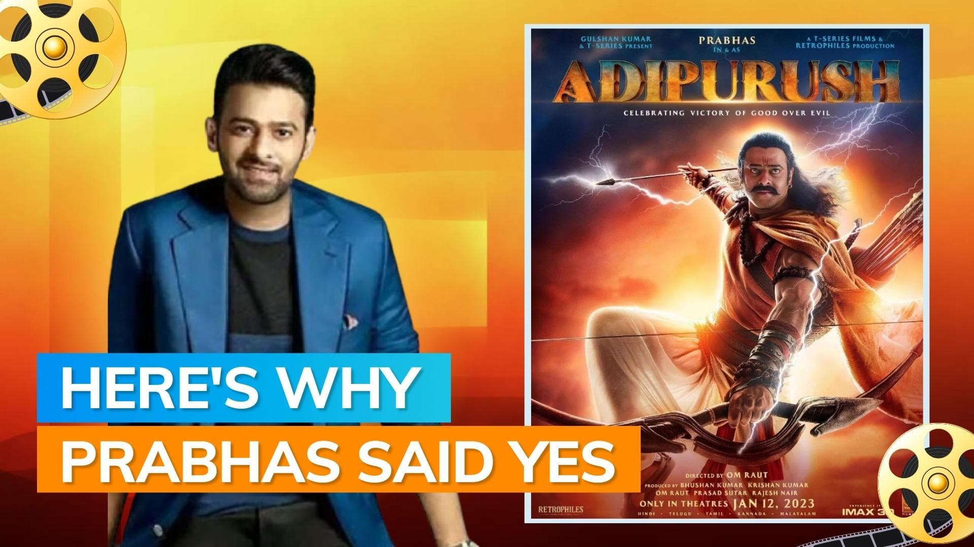 ‘Adipurush’: Director Om Raut reveals he wouldn’t have made the film without Prabhas  