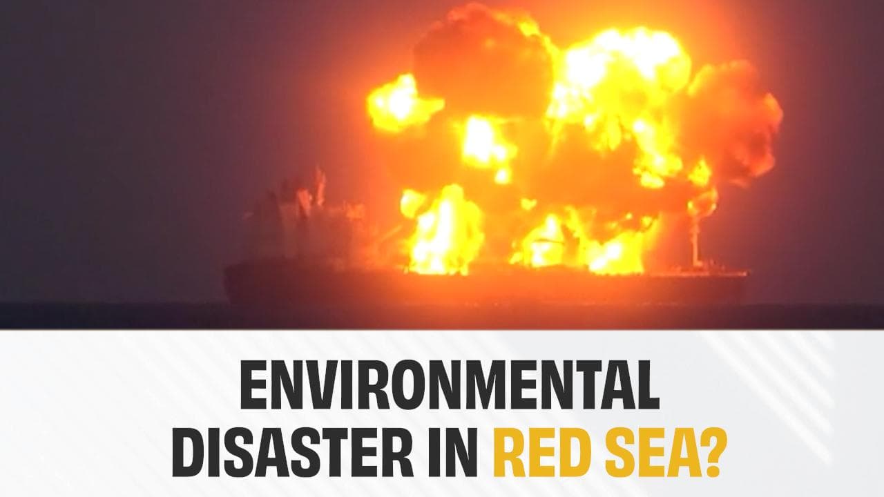 Greek-flagged oil ship on fire and adrift in Red Sea since Aug 23 after Houthis attack