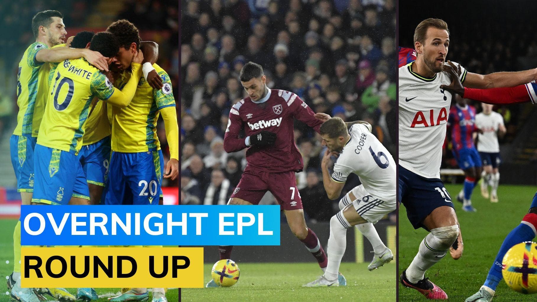 Premier League: Tottenham thrash Crystal Palace 4-0; Nottingham Forest win