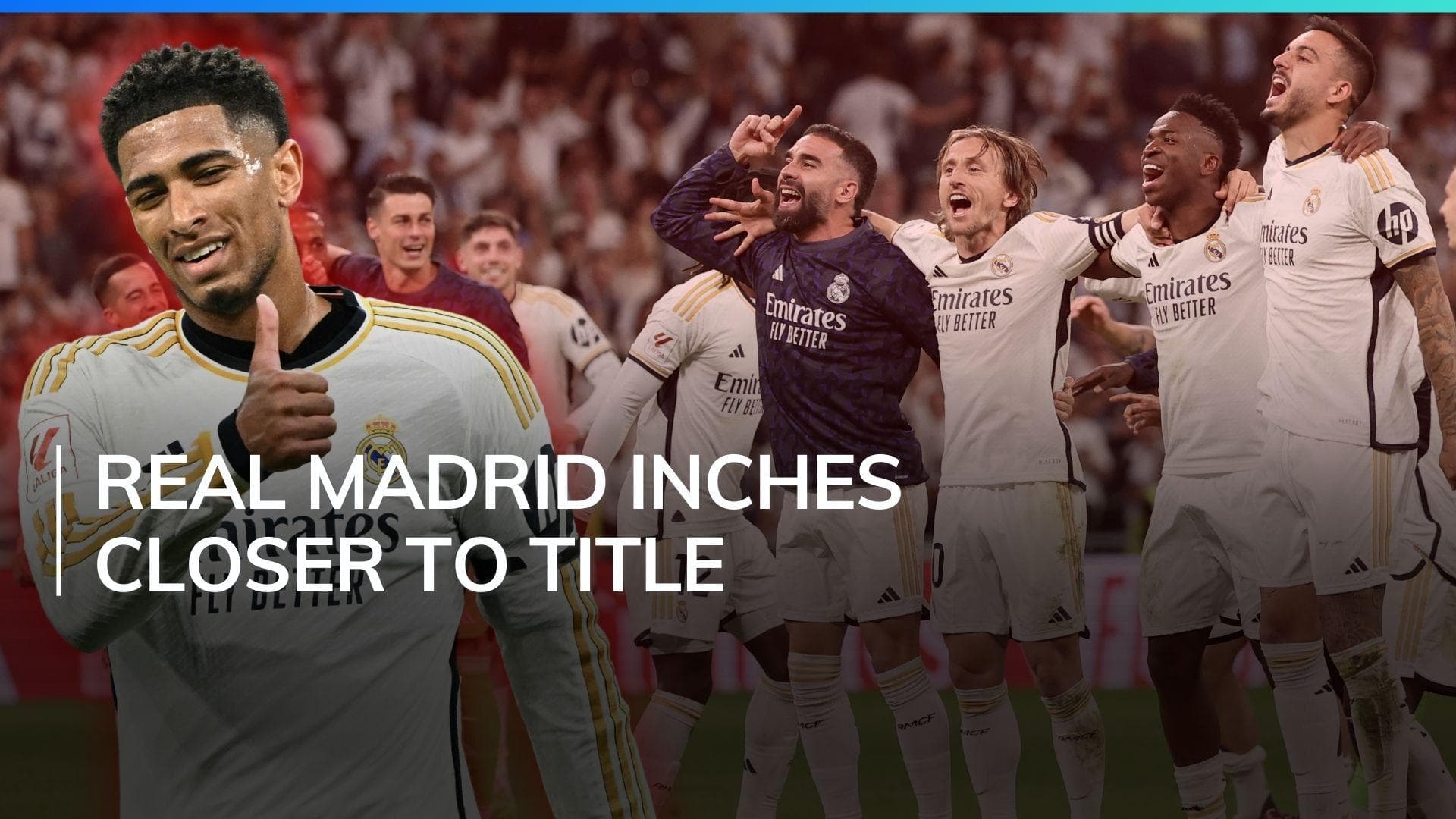 Bellingham scores late and Madrid move closer to league title after El-Clasico win over Barcelona