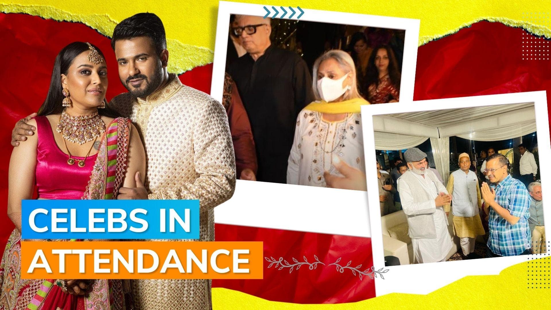 Swara Bhasker-Fahad Ahmad’s Delhi reception: Jaya Bachchan, Rahul Gandhi, and others attend