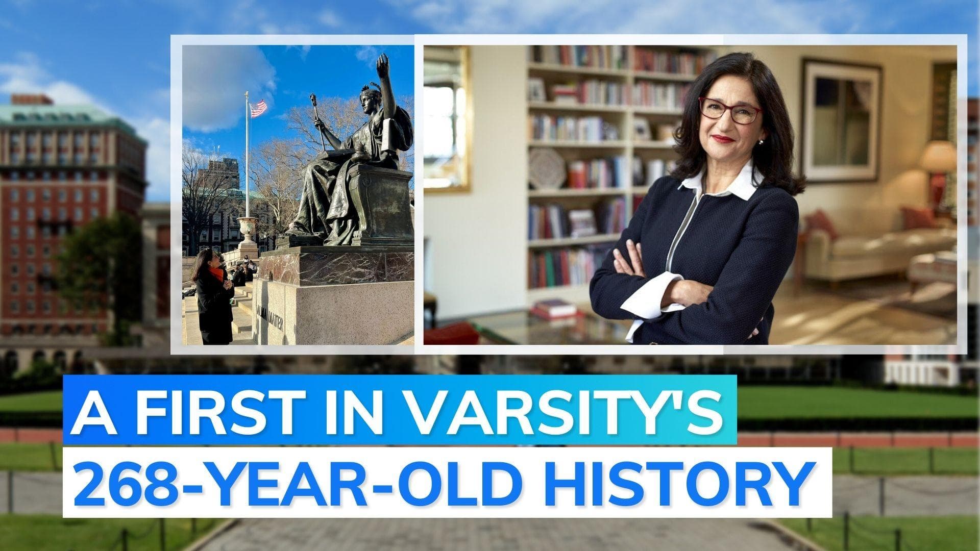 Nemat Shafik becomes Columbia University's first woman president. Details here