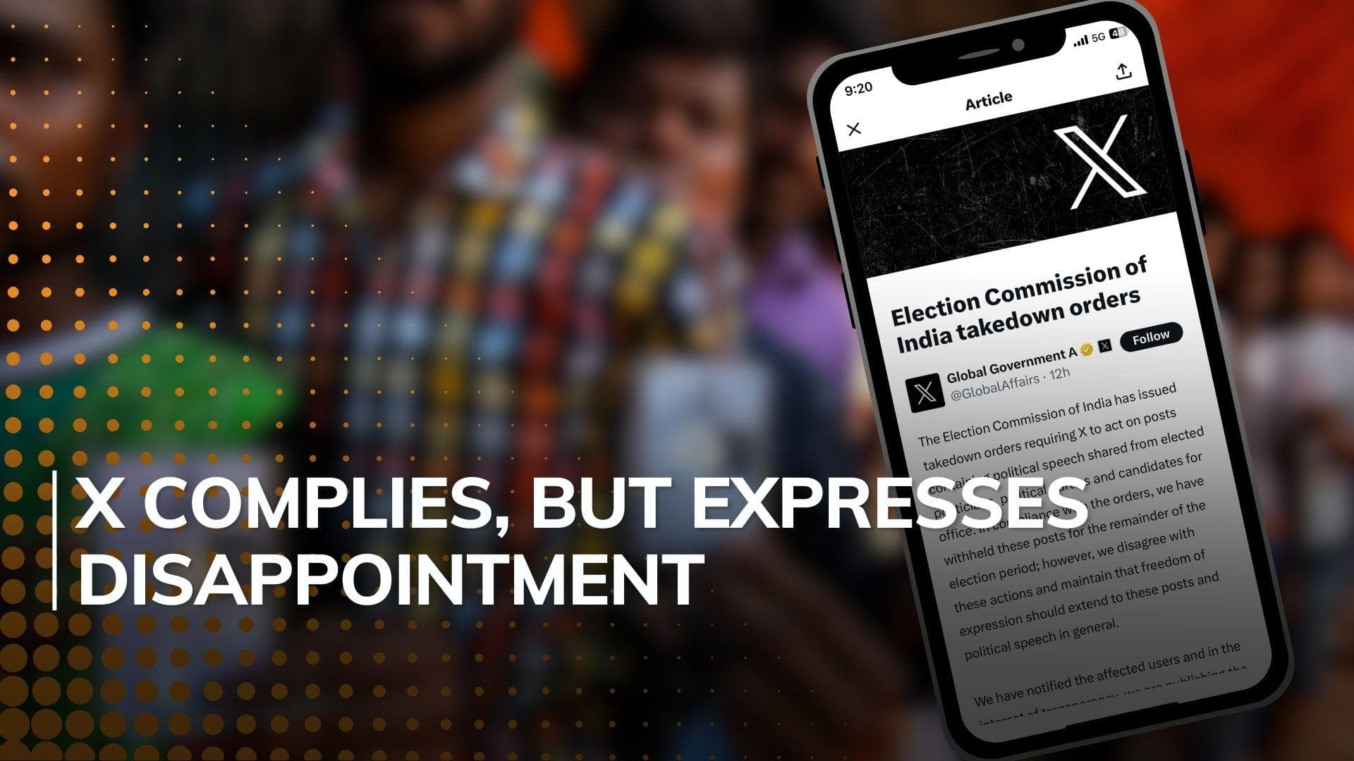 X withholds posts of parties and leaders on EC's directive 