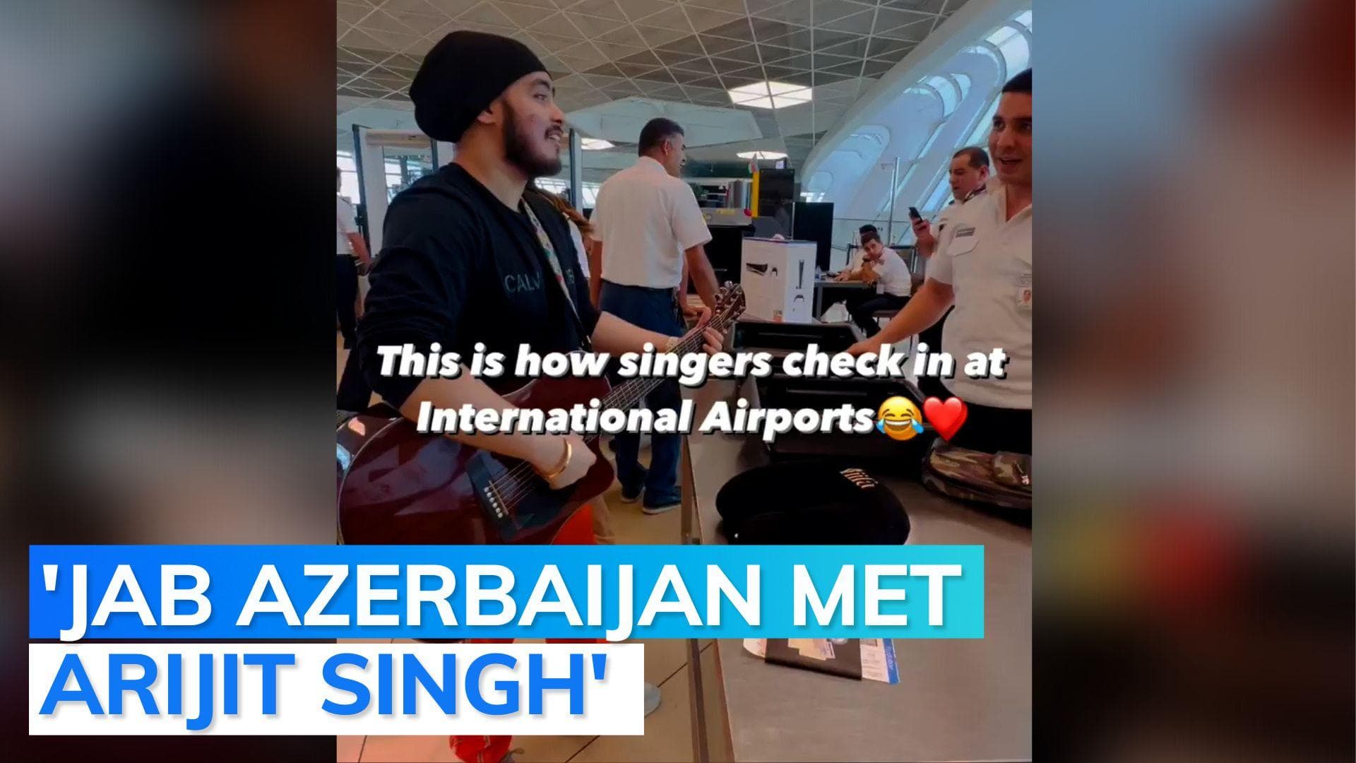 WATCH: Indian singer hums 'Tum Hi Ho' at Azerbaijan airport in viral video
