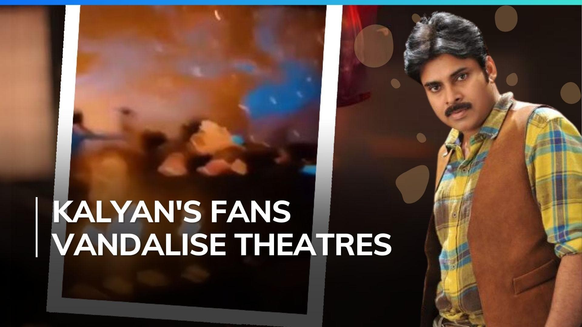 Pawan Kalyan's fans light scraps of paper inside theatre on re-release of ‘Cameraman Gangatho Rambabu’