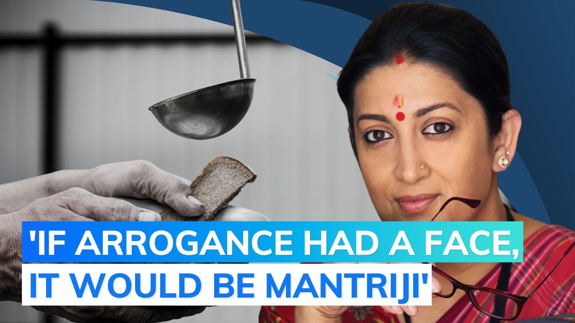 Global Hunger Index calculated by calling and asking people if they are hungry: Smriti Irani