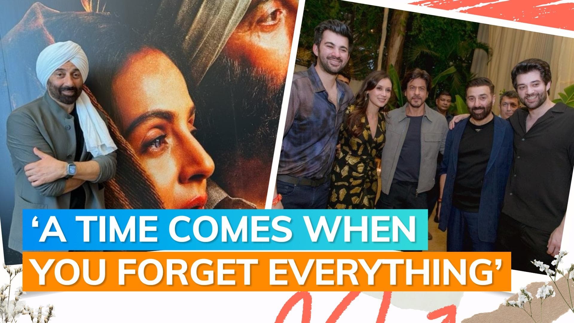 Sunny Deol calls his 16-year feud with Shah Rukh Khan 'childish'; says it shouldn't have happened