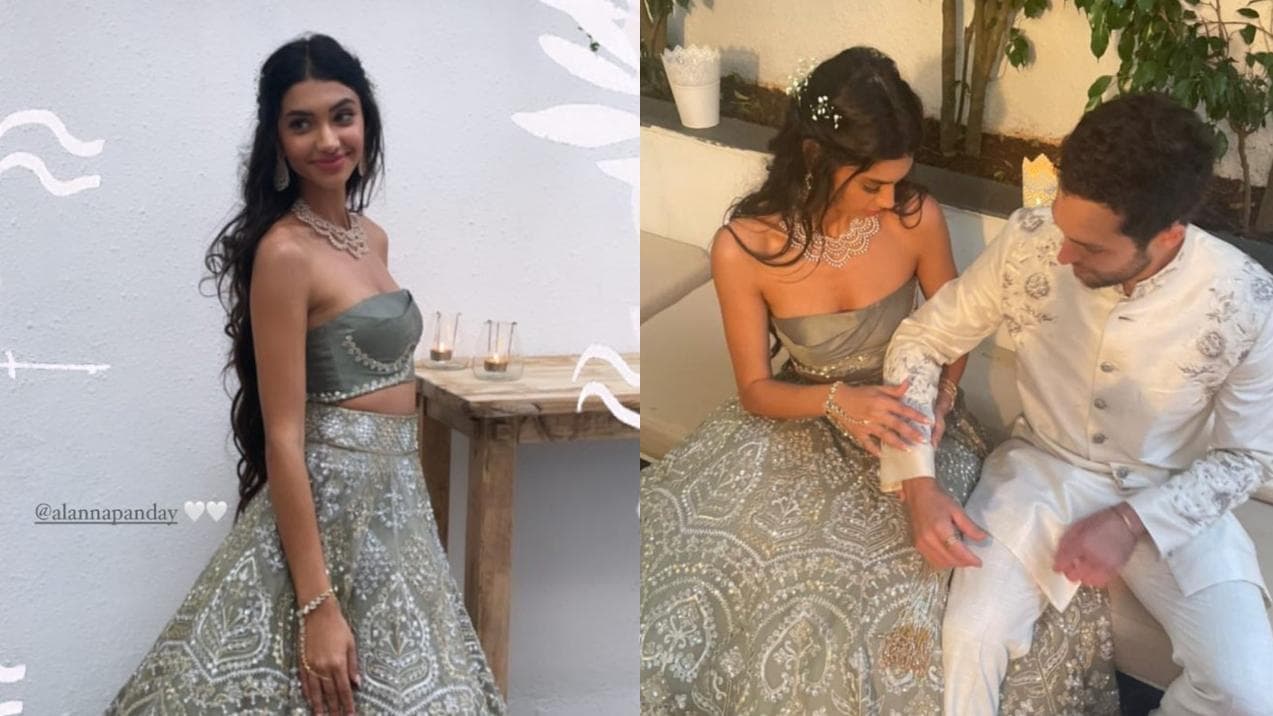 Ananya Panday's cousin Alanna got engaged and the party was a star studded affair! 