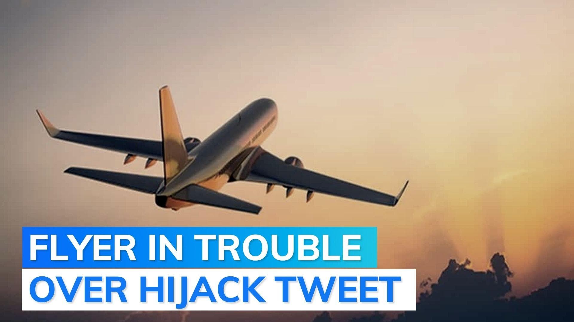 Delhi: upset passenger falsely tweets flight hijacked, arrested
