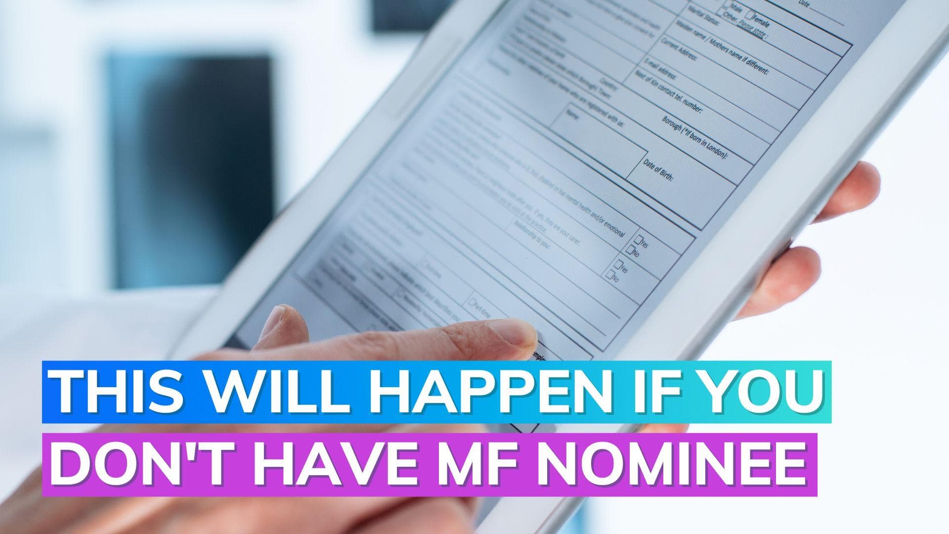 Mutual Funds nomination deadline ends on Sept 30; over 25 lakh PAN holders yet to update details