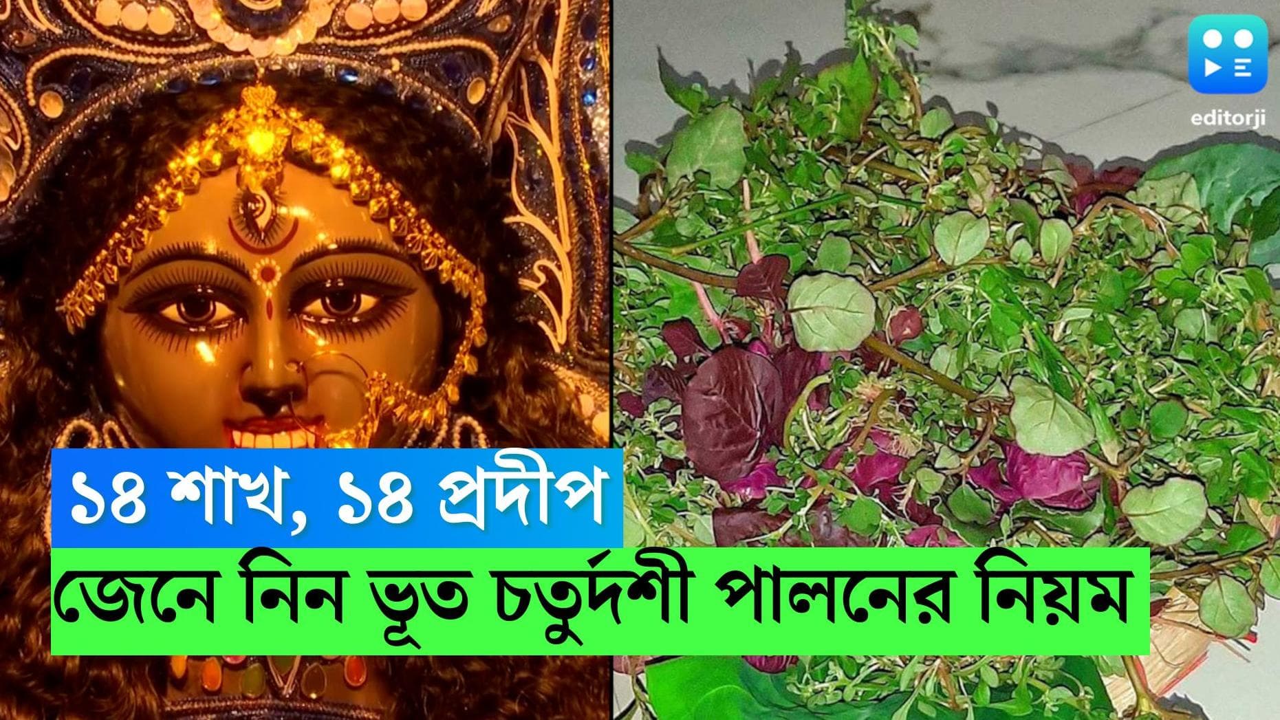 Bhut Chaturdashi: ভূত চতুর্দশীতে কোন ১৪ রকমের শাক খাবেন? কেন জ্বালাবেন ১৪ প্রদীপ? রইল বিস্তারিত