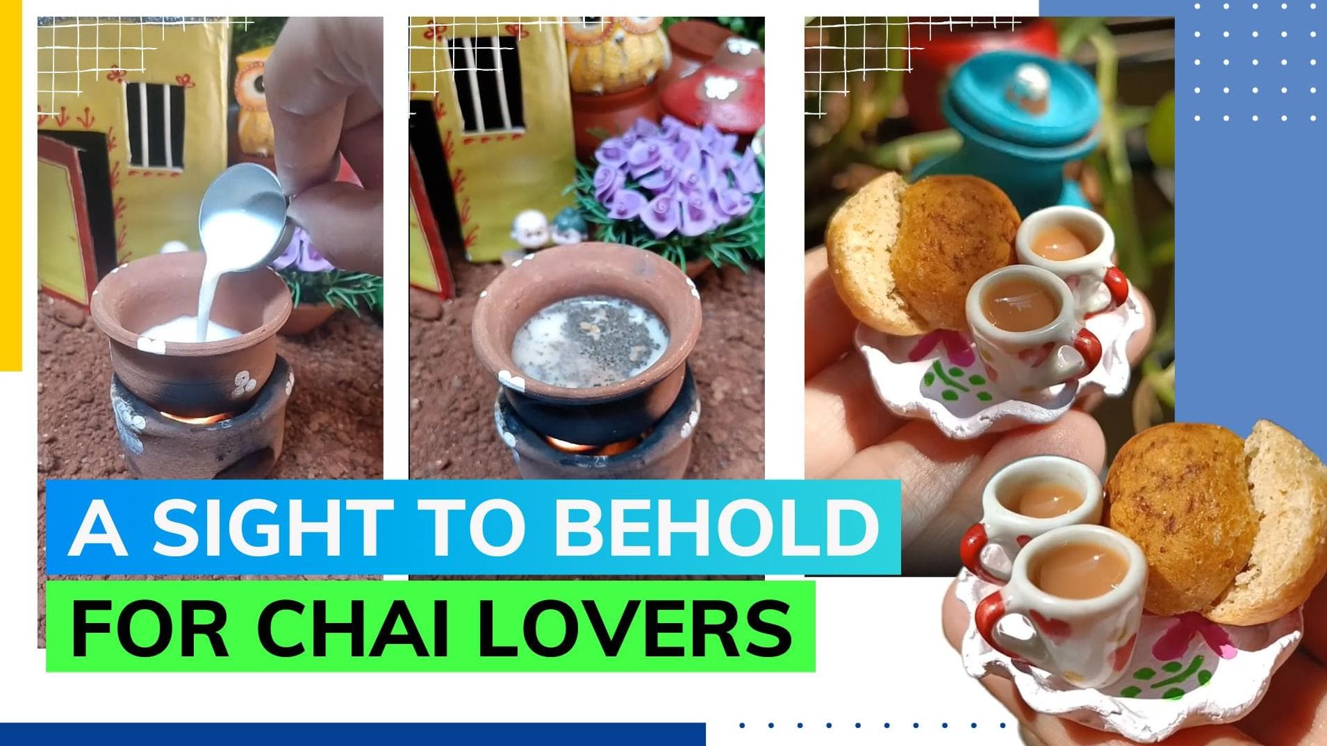 This miniature cooking video of preparing tea is the cutest thing you'll see today