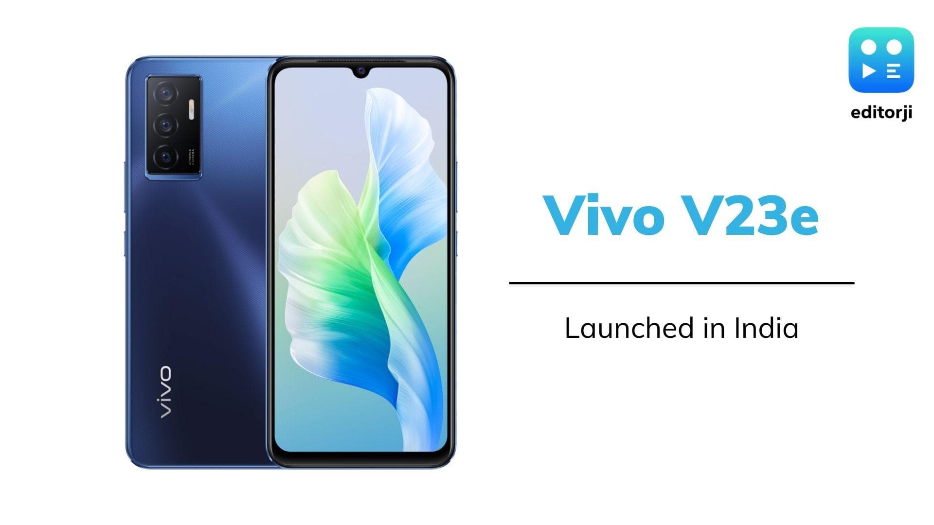 Vivo V23e smartphone launched in India: check specs, price