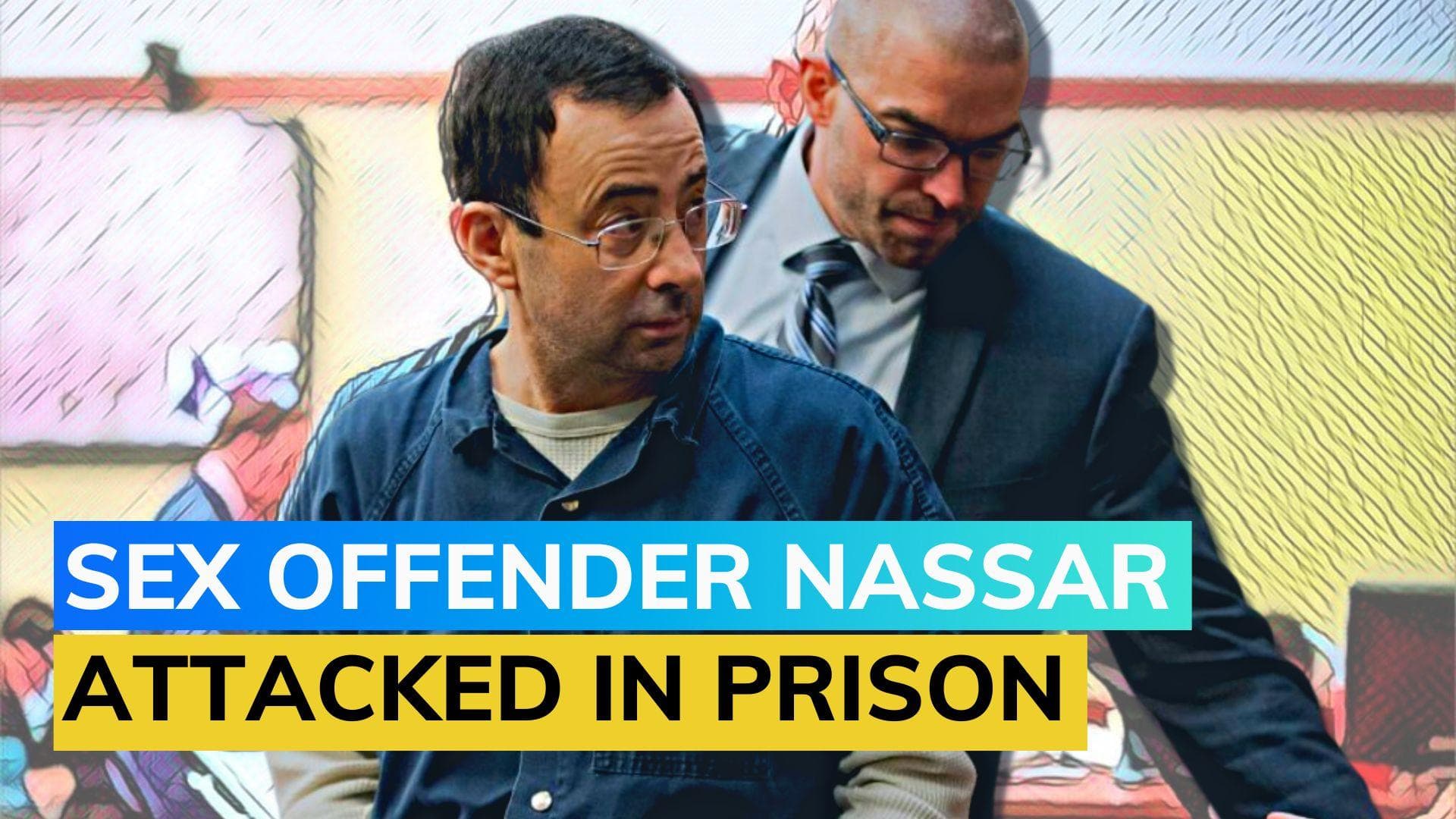 Disgraced USA gymnastics team doctor Larry Nassar stabbed multiple times in federal prison