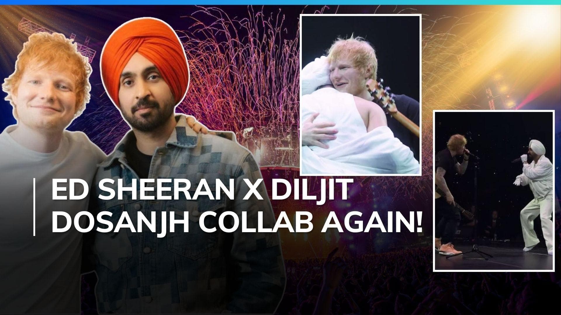 Ed Sheeran surprises Diljit Dosanjh fans during Birmingham concert