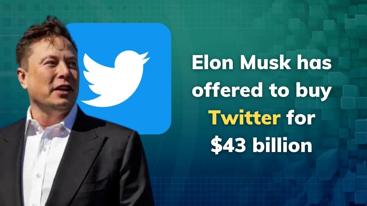 Elon Musk offers to buy Twitter for $43 billion