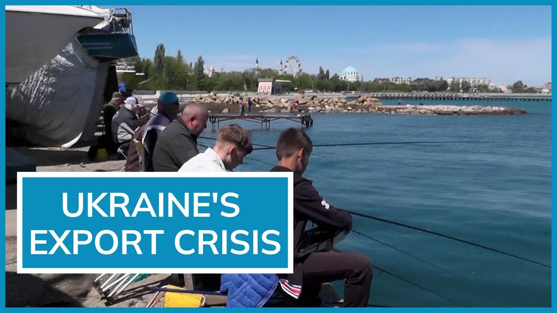 Ukraine's sea ports blockaded by Russian forces, crippling exports