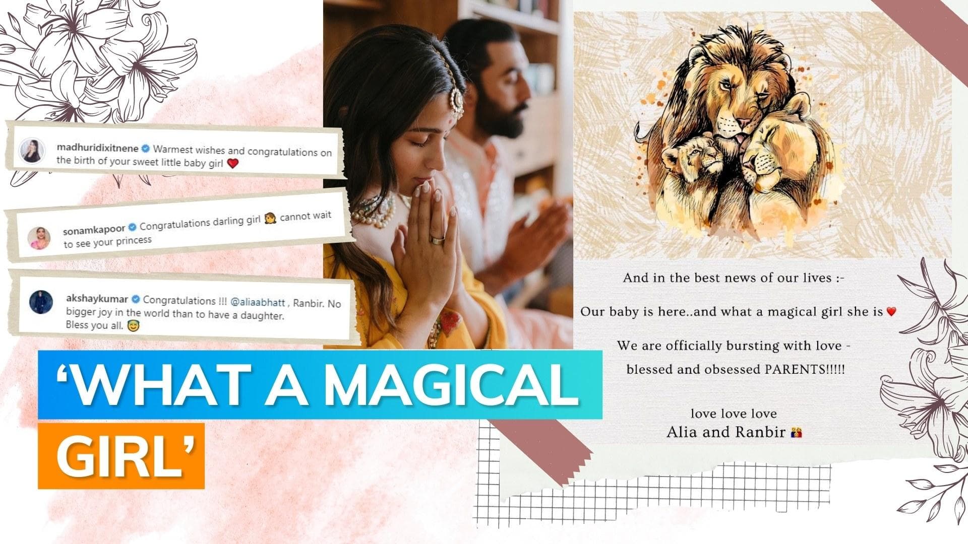 Alia Bhatt-Ranbir Kapoor join the parents' club: Sonam Kapoor & others send congratulatory messages 