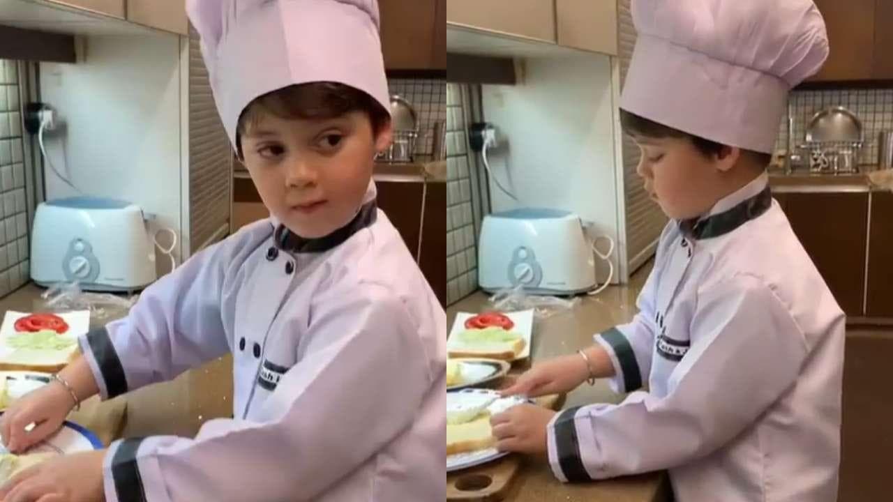 Karan Johar's son Yash turns chef in adorable video, fans love the aww-dorable toddler