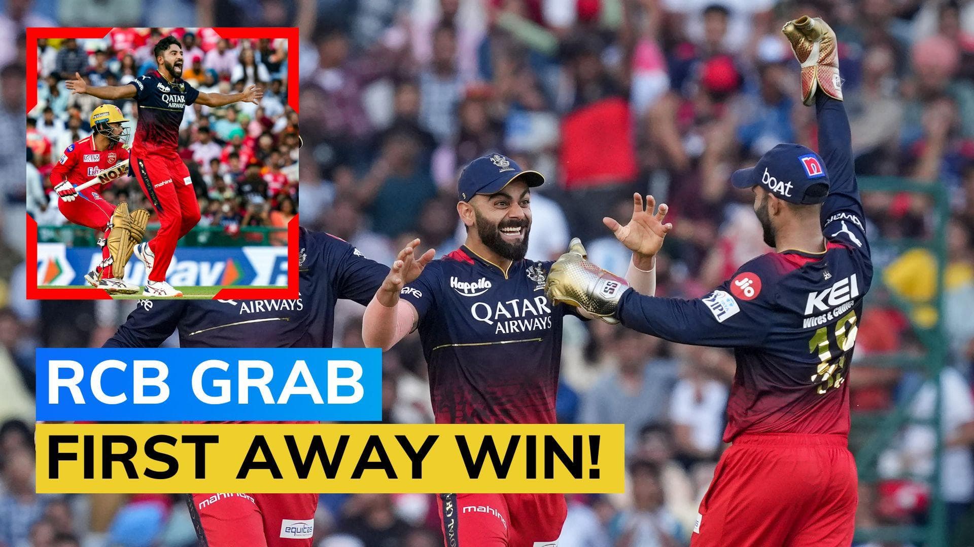 IPL 2023, PBKS vs RCB: Mohd Siraj the star as Bangalore get the better of Punjab