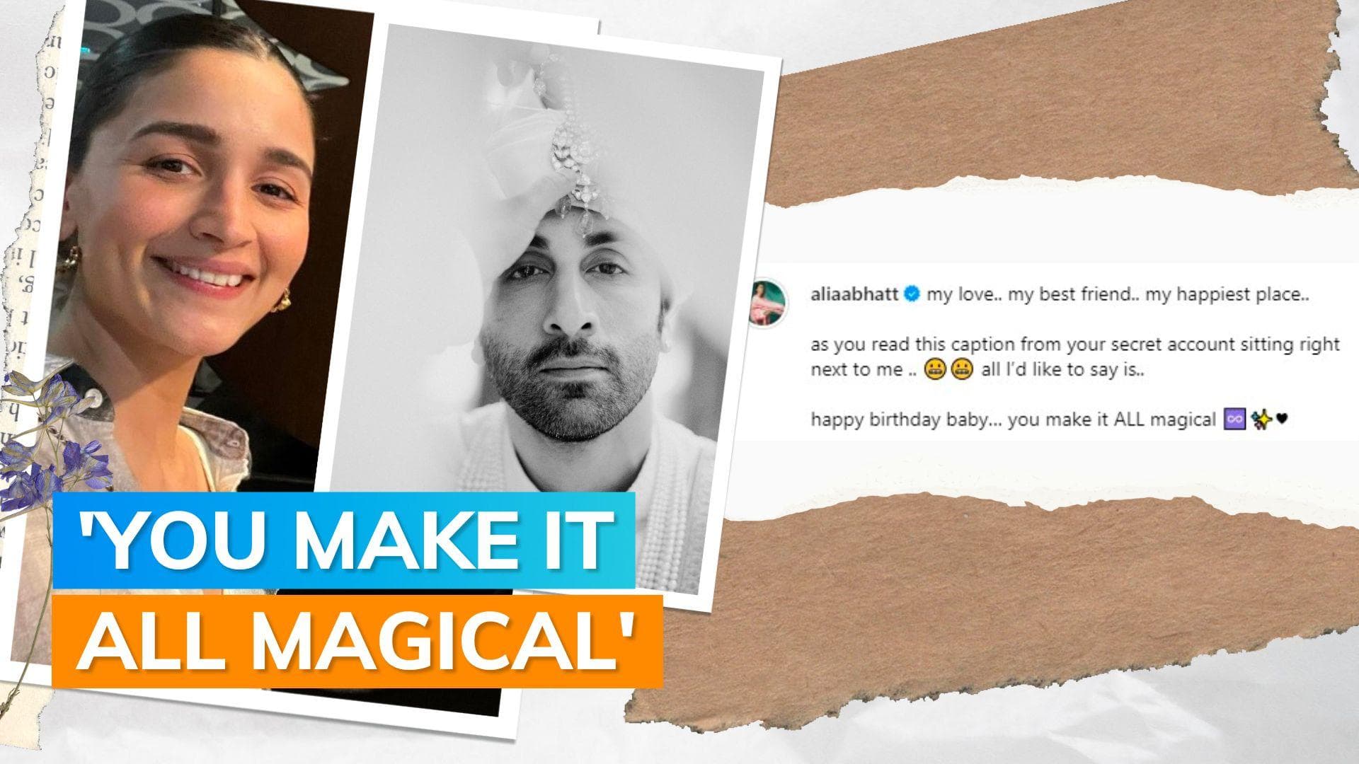 Ranbir Kapoor birthday: Alia Bhatt wishes her ‘best friend’, reveals he has secret Instagram account