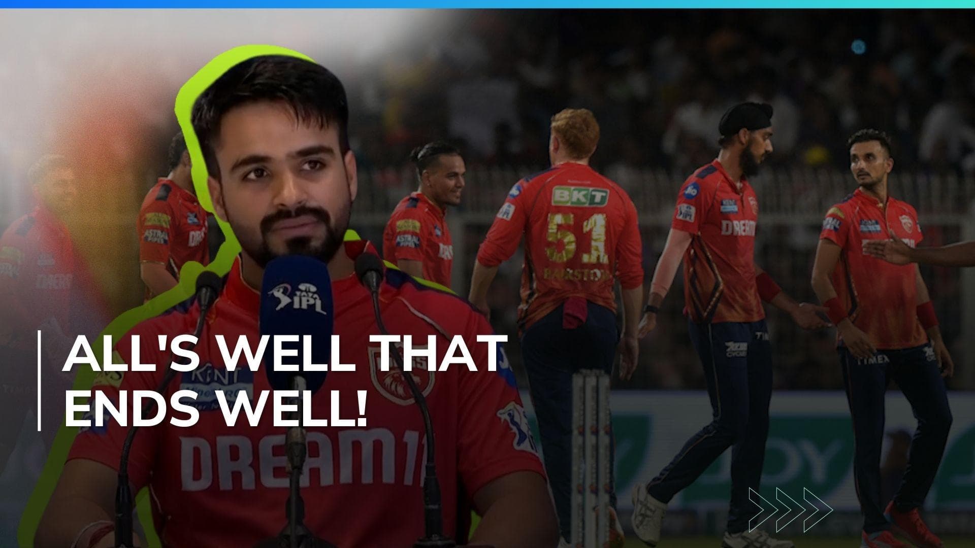 Atmosphere within the team is good, asserts Prabhsimran Singh after PBKS' historic win over KKR | IPL