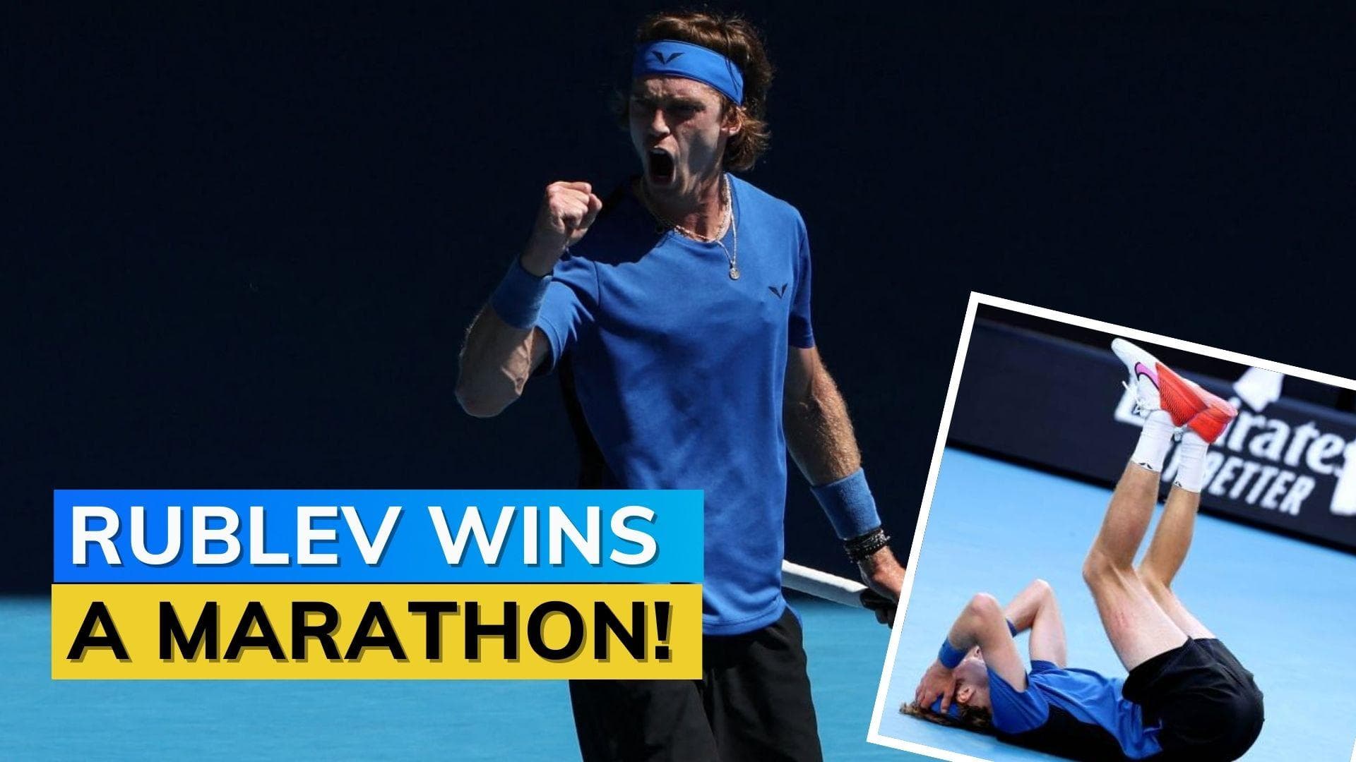 WATCH Australian Open Highlights: Andrey Rublev wins 5-set thriller against Rune to advance to last 8