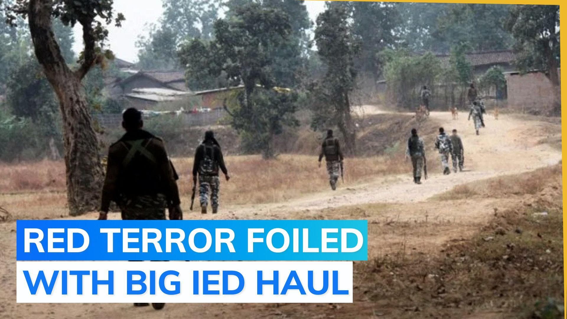 Bijapur: Naxal attack thwarted, 21 IEDs found; red camp destroyed 
