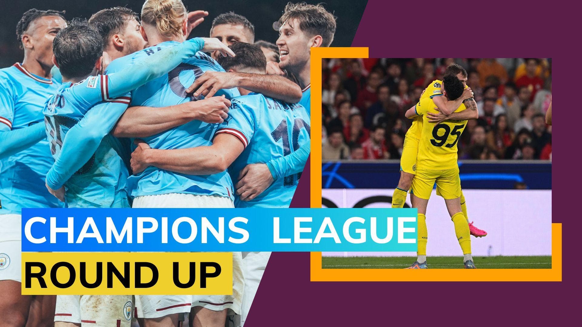 UEFA Champions League: dominant Manchester City beat Bayern; Inter Milan register win