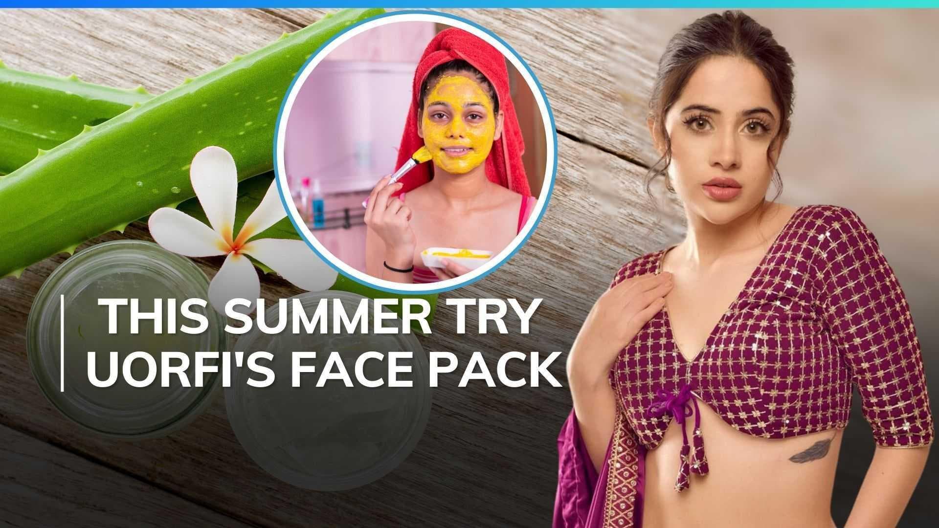 Uorfi Javed's home-made hydrating face pack is a must try in summer, here's how you can make it 