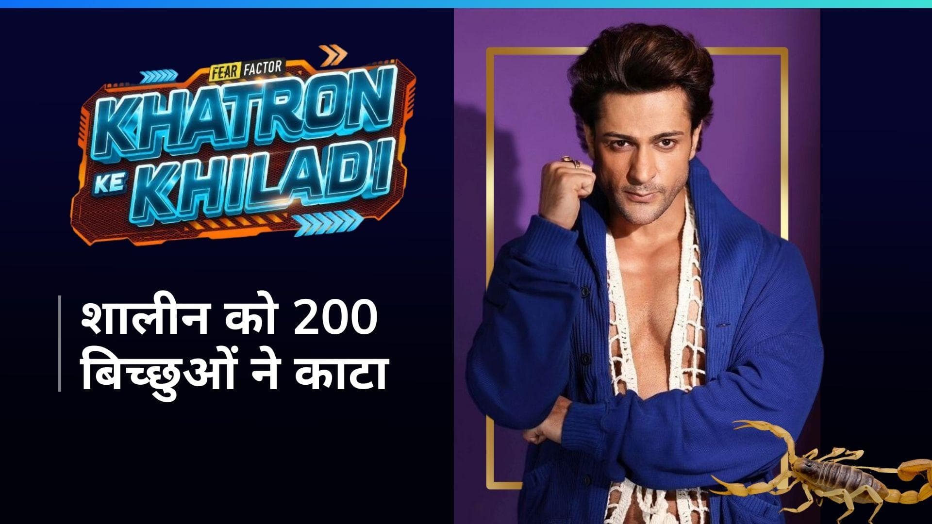 Khatron Ke Khiladi 14: सेट पर हुआ बड़ा हादसा, शालीन भनोट को 200 बिच्छुओं ने काटा; देखें Video