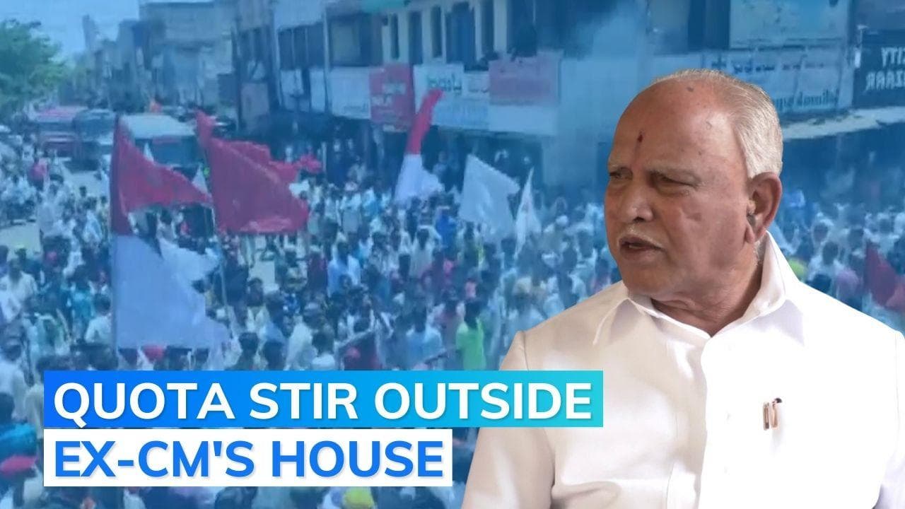 Ex-Karnataka CM BS Yediyurappa's house attacked over BJP's reservation move