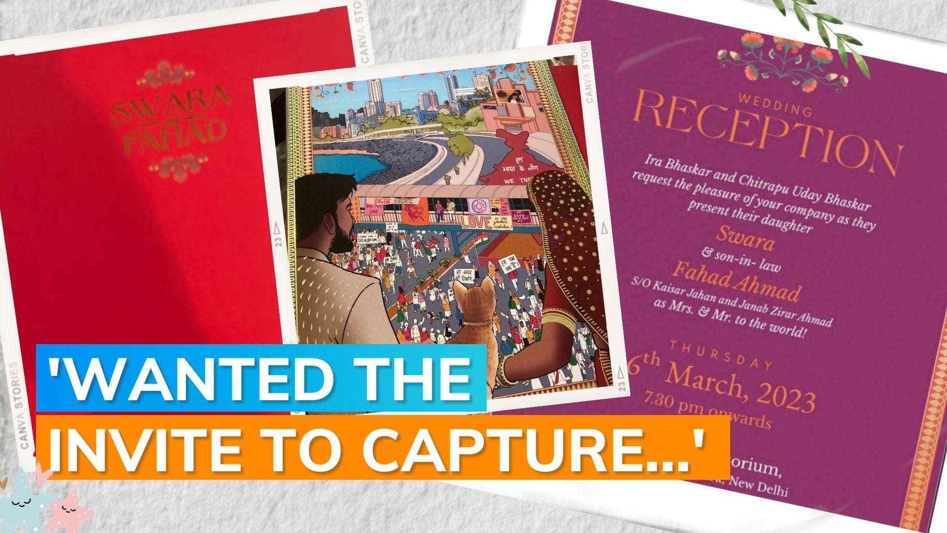 Swara Bhasker’s traditional wedding ceremony invite goes viral; see here 