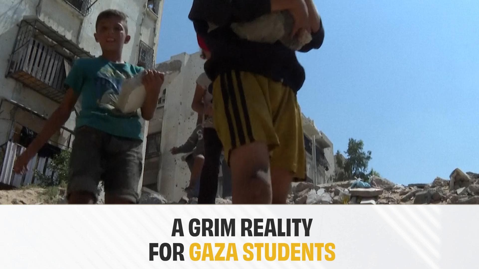 No schools, no students: Gaza's academic year almost non-existent