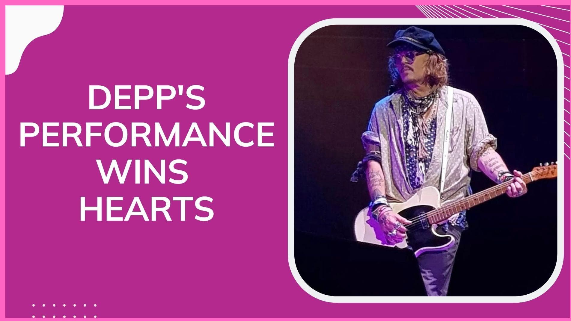 Johnny Depp surprises fans at UK concert ahead of defamation trial verdict