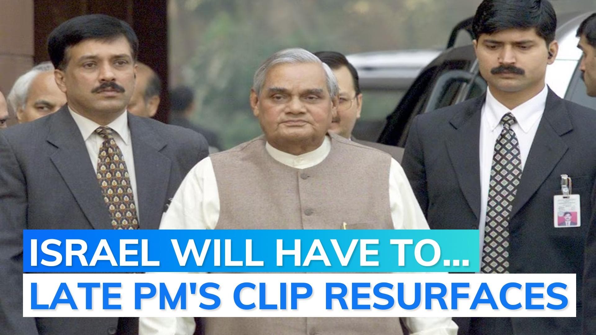 Former PM Atal Bihari Vajpayee's speech from 1977 goes viral. It has Palestine-Israel link